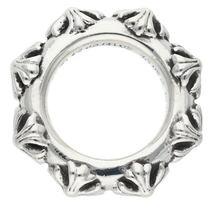 Chrome Hearts CROSS BAND Silver Ring Size US 5