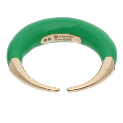 Bottega Veneta Spine Ring 925 Sterling Green (Silver 8.25g)