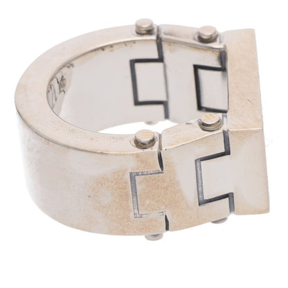Bottega Veneta Silver Pink 925 Hinge Ring (Silver 25.16g)