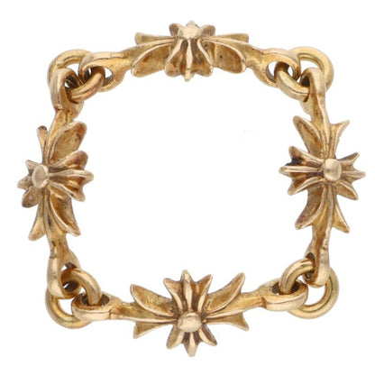 Chrome Hearts 22K Tiny E CH Plus Gold Ring Size JP 15