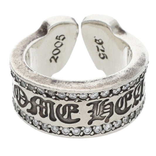 Chrome Hearts LG SCROLL LABEL P D A Silver Size ONE SIZE