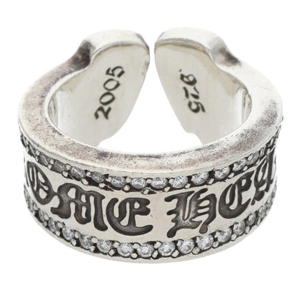 Chrome Hearts LG SCROLL LABEL P D A Silver Size ONE SIZE