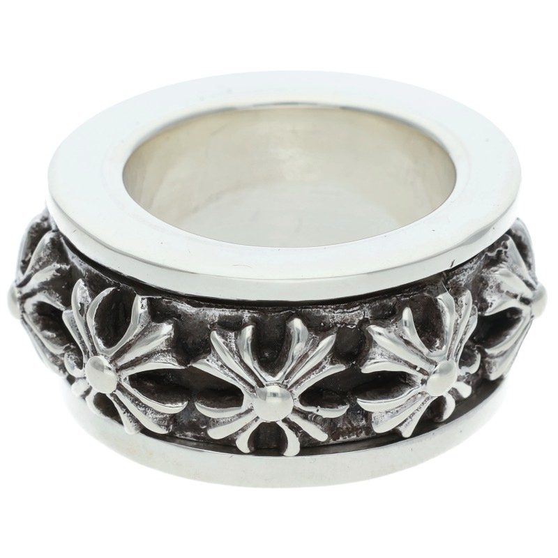 Chrome Hearts RING SPINNER CH X Silver Ring Size US 7