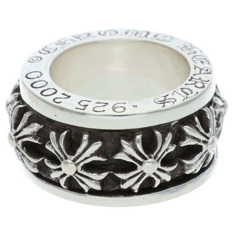 Chrome Hearts RING SPINNER CH X Silver Ring Size US 7