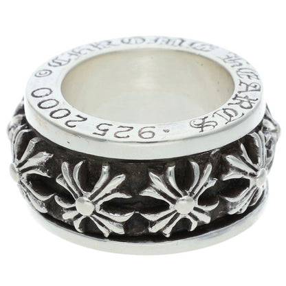 Chrome Hearts RING SPINNER CH X Silver Ring Size US 7