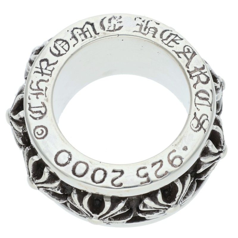 Chrome Hearts RING SPINNER CH X Silver Ring Size US 7