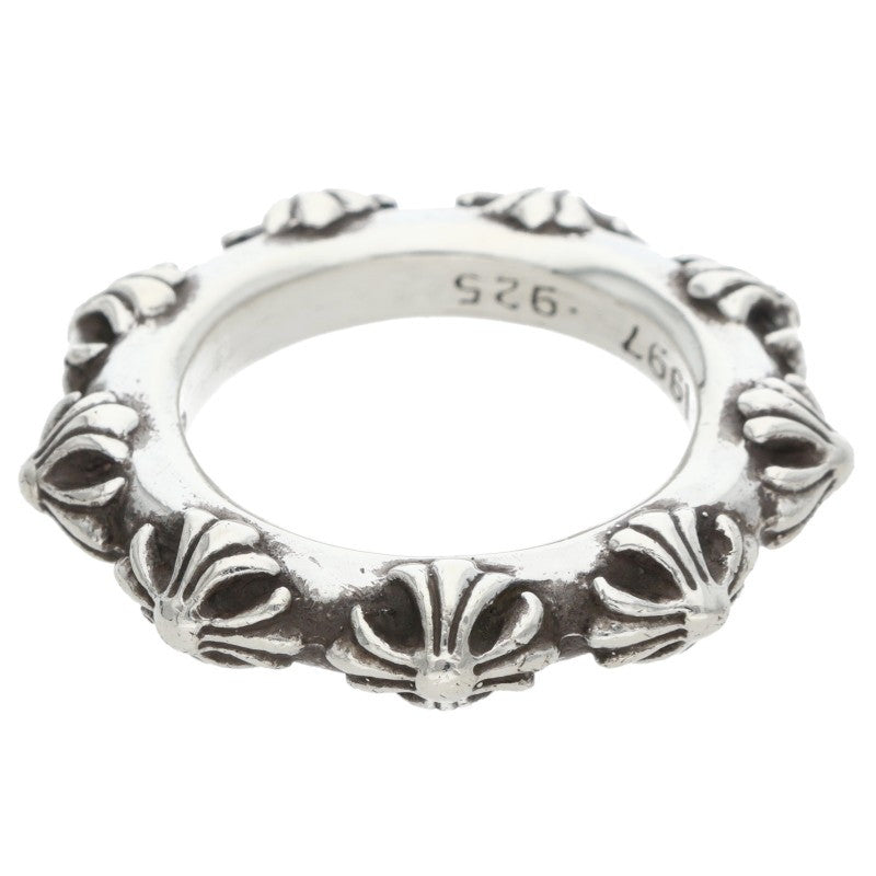 Chrome Hearts CROSS BAND Silver Ring Size US 9