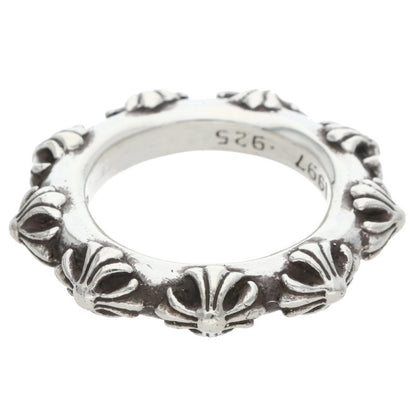 Chrome Hearts CROSS BAND Silver Ring Size US 9