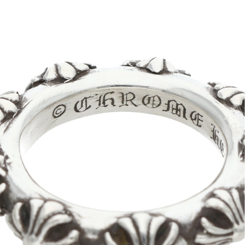 Chrome Hearts CROSS BAND Silver Ring Size US 9