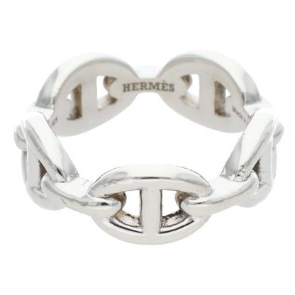 HERMES Chaine d'Ancre Enchainee PM Silver Ring Size ONE SIZE