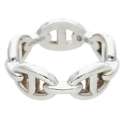 HERMES Chaine d'Ancre Enchainee PM Silver Ring Size ONE SIZE