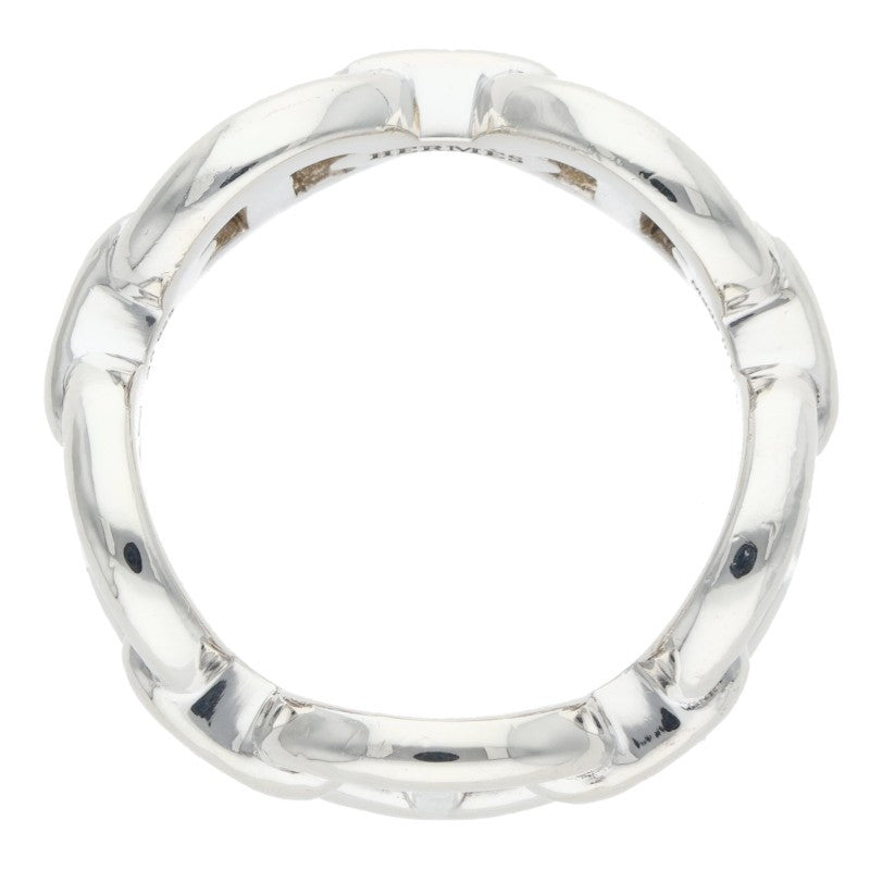 HERMES Chaine d'Ancre Enchainee PM Silver Ring Size ONE SIZE