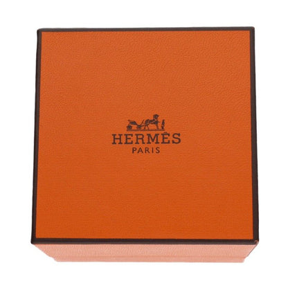 HERMES Croisette Sterling Silver Ring Size ONE SIZE