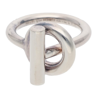HERMES Echappee Sterling Silver Ring Size ONE SIZE