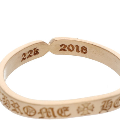 Chrome Hearts 22K See You In Tea Gold Ring Size US 6