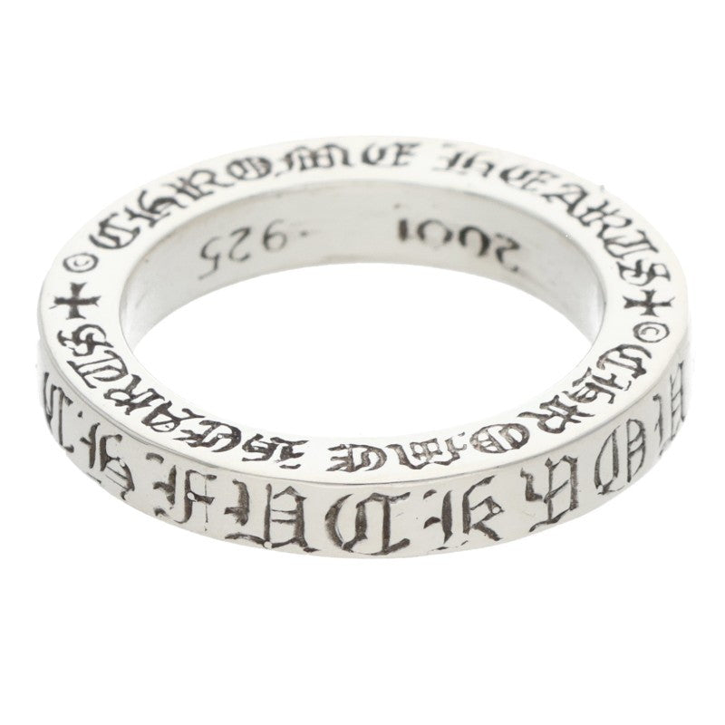 Chrome Hearts 3mm SPACER FUCKYOU Silver Ring Size US 4.5