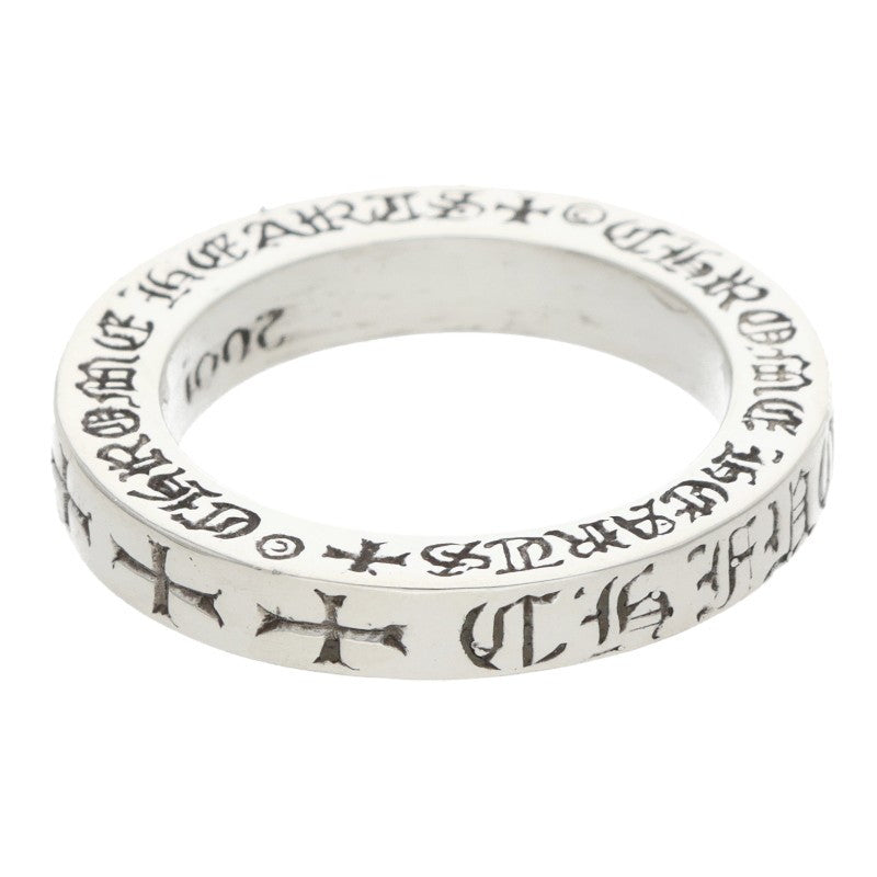 Chrome Hearts 3mm SPACER FUCKYOU Silver Ring Size US 4.5