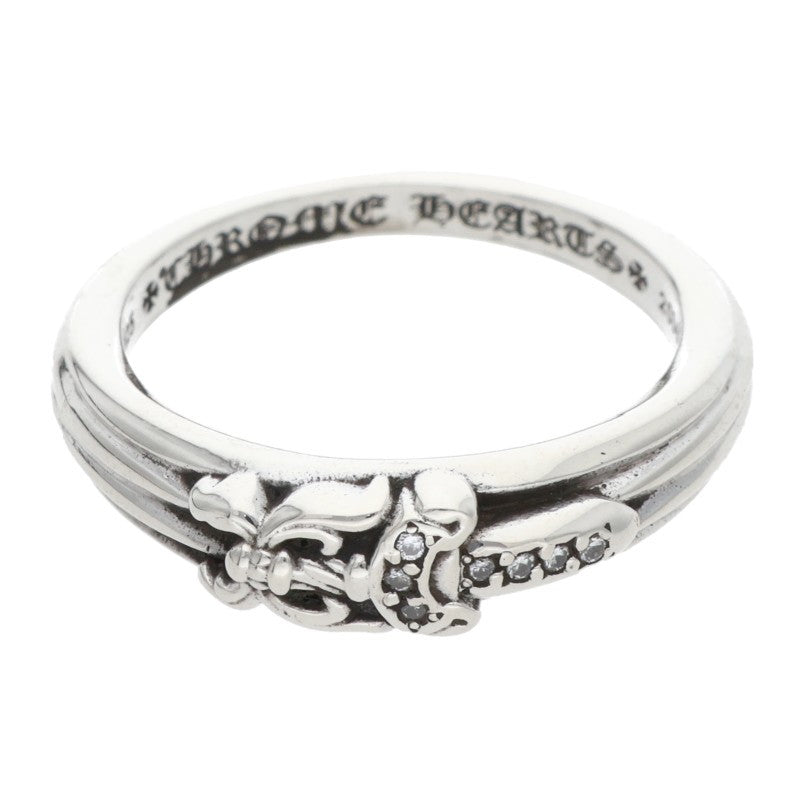 Chrome Hearts BABY CLSC P D Pave Diamond Ring Size US 7.5
