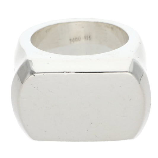 Chrome Hearts BIG PJ PLAIN Silver Ring Size ONE SIZE