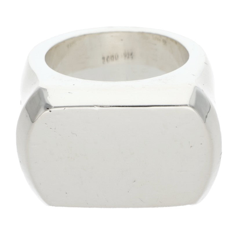 Chrome Hearts BIG PJ PLAIN Silver Ring Size JP 13.5