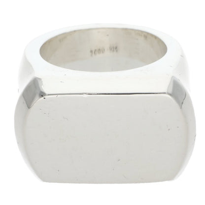 Chrome Hearts BIG PJ PLAIN Silver Ring Size JP 13.5