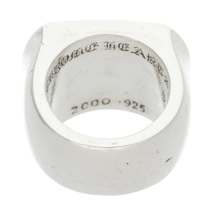 Chrome Hearts BIG PJ PLAIN Silver Ring Size JP 13.5