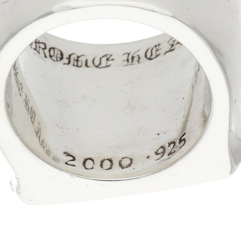 Chrome Hearts BIG PJ PLAIN Silver Ring Size JP 13.5