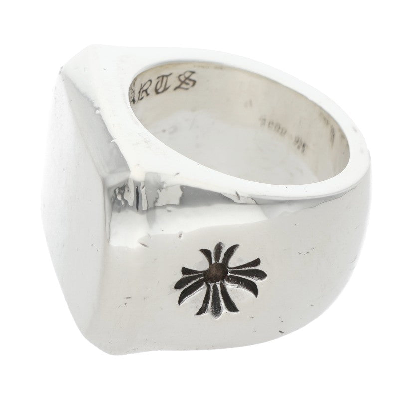Chrome Hearts BIG PJ PLAIN Silver Ring Size JP 13.5