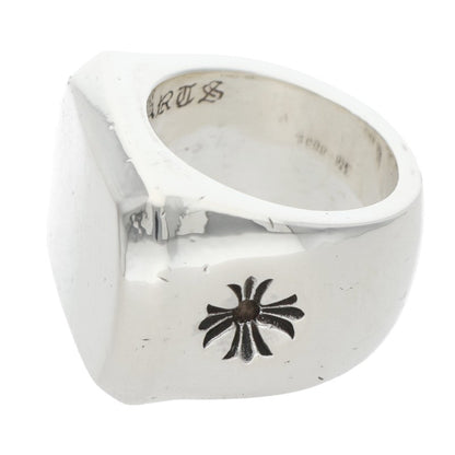 Chrome Hearts BIG PJ PLAIN Silver Ring Size JP 13.5