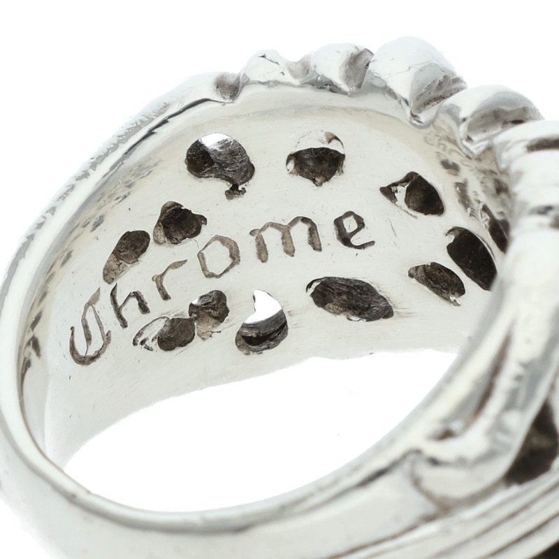 Chrome Hearts K&T Silver Ring Size ONE SIZE