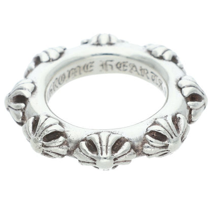 Chrome Hearts CROSS BAND Silver Ring Size ONE SIZE