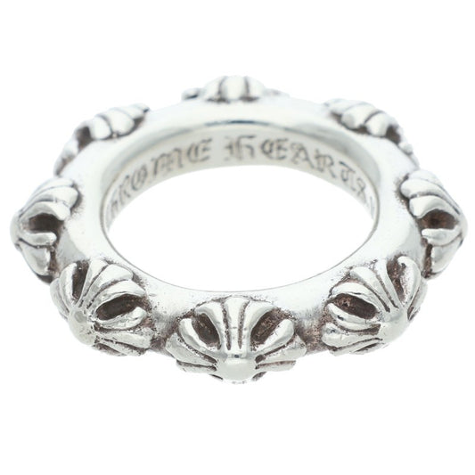 Chrome Hearts CROSS BAND Silver Ring Size ONE SIZE