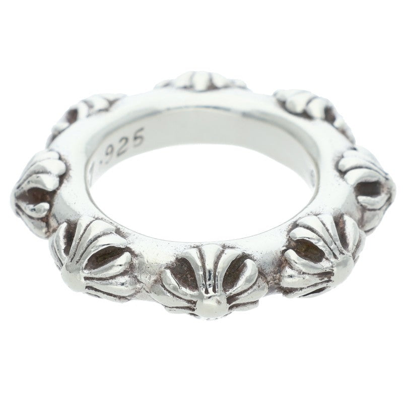 Chrome Hearts CROSS BAND Silver Ring Size ONE SIZE