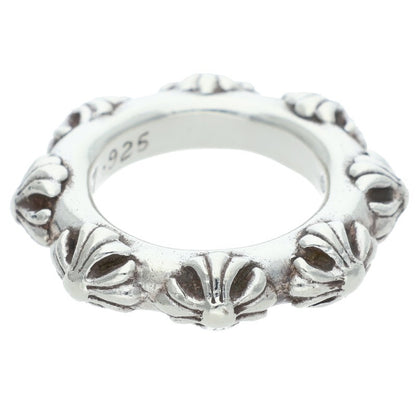 Chrome Hearts CROSS BAND Silver Ring Size ONE SIZE