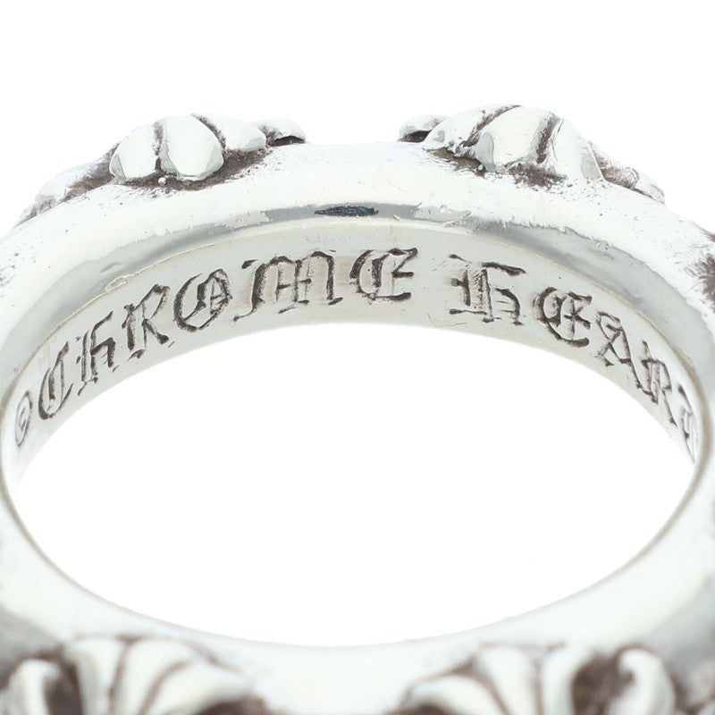 Chrome Hearts CROSS BAND Silver Ring Size ONE SIZE