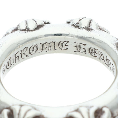 Chrome Hearts CROSS BAND Silver Ring Size ONE SIZE