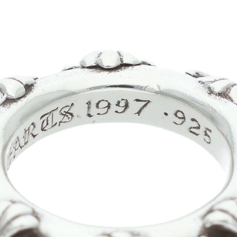 Chrome Hearts CROSS BAND Silver Ring Size ONE SIZE