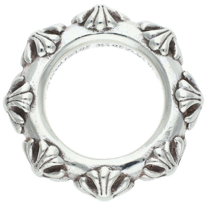 Chrome Hearts CROSS BAND Silver Ring Size ONE SIZE