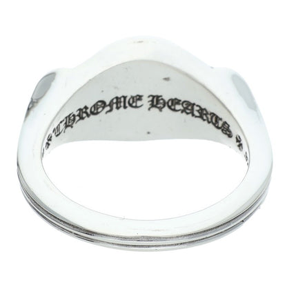 Chrome Hearts FLAT TOP Silver Ring Size ONE SIZE