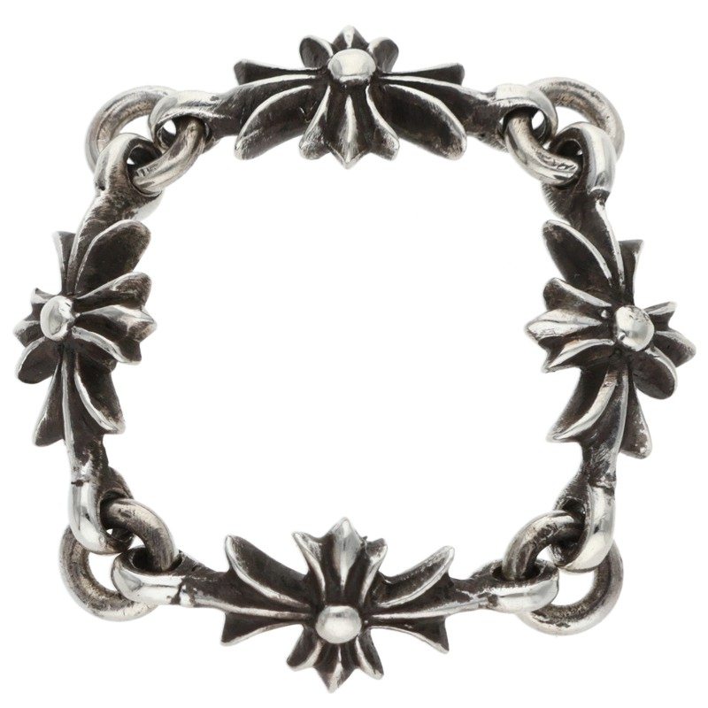 Chrome Hearts RING TNY E CH PLS Silver Ring Size US 6
