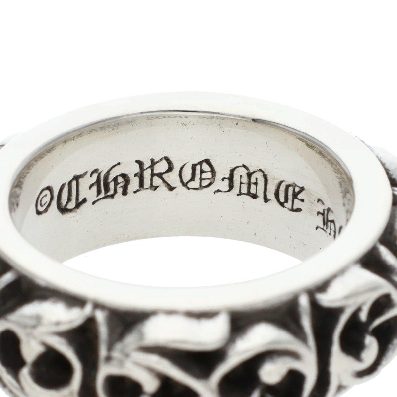 Chrome Hearts ETRNITY VINE BAND Silver Ring Size US 5