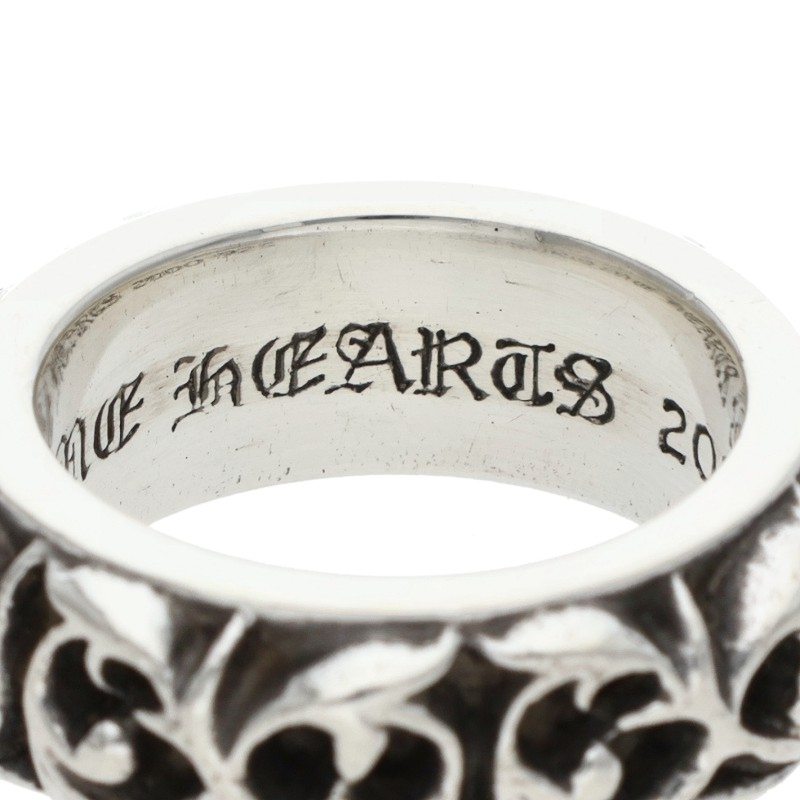 Chrome Hearts ETRNITY VINE BAND Silver Ring Size US 5