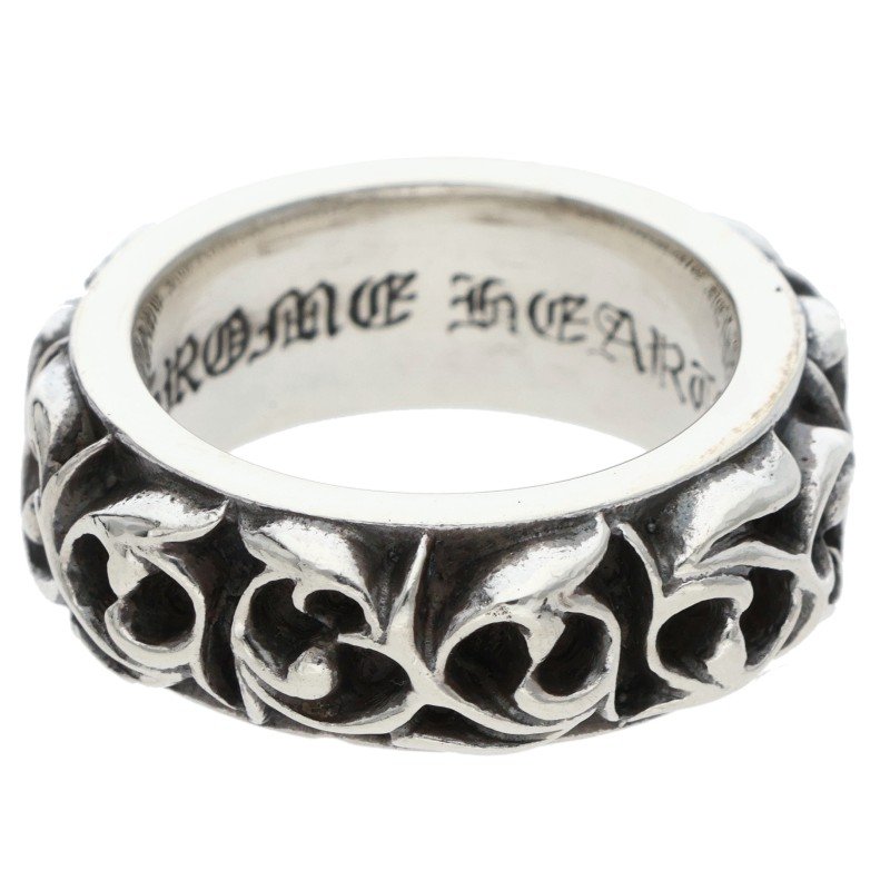 Chrome Hearts ETRNITY VINE BAND Silver Ring Size US 5