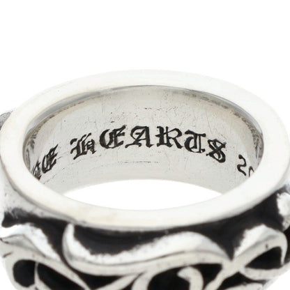 Chrome Hearts DBL NARROW VINE BAND Silver Ring Size US 4.5