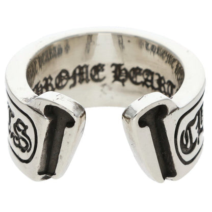 Chrome Hearts LG SCROLL LABEL Silver Ring Size ONE SIZE