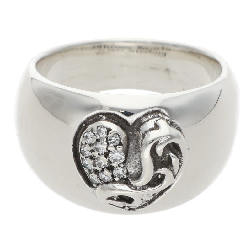 Chrome Hearts Heart In Band Pave Diamond Size ONE SIZE