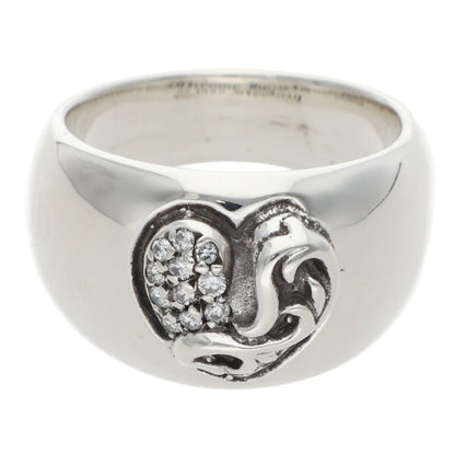 Chrome Hearts Heart In Band Pave Diamond Size ONE SIZE