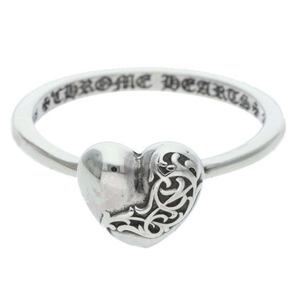 Chrome Hearts Bubblegum Heart Silver Ring Size ONE SIZE