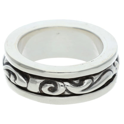 Chrome Hearts Spinner Scroll Silver Ring Size ONE SIZE