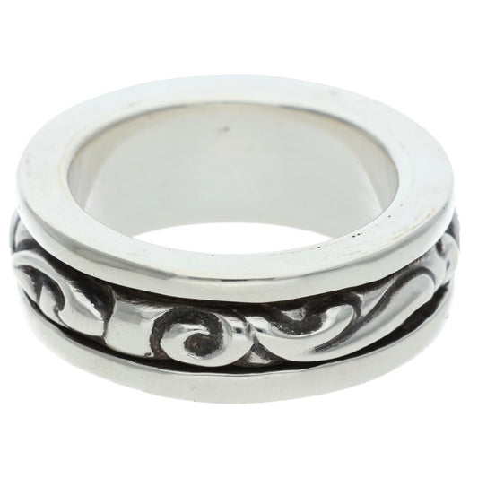 Chrome Hearts Spinner Scroll Silver Ring Size ONE SIZE